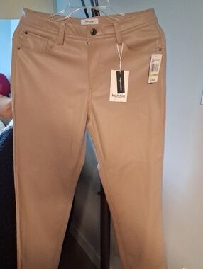 Kensie Tan Slim Ankle Pants